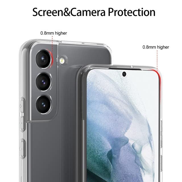 Transparent Silicone Case for Samsung S21