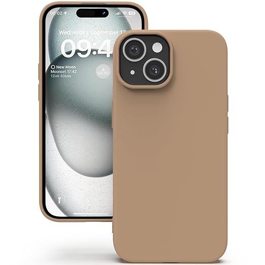 Matte Black Slim Case for iPhone 15