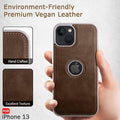 Luxury Leather Case for iPhone 13