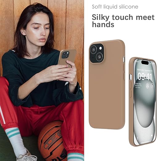 Matte Black Slim Case for iPhone 15