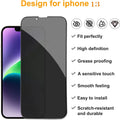 Privacy Screen Protector for iPhone 13