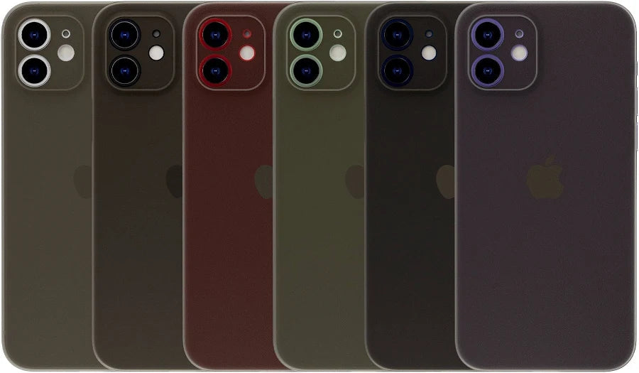 Matte Black Slim Case for iPhone 12