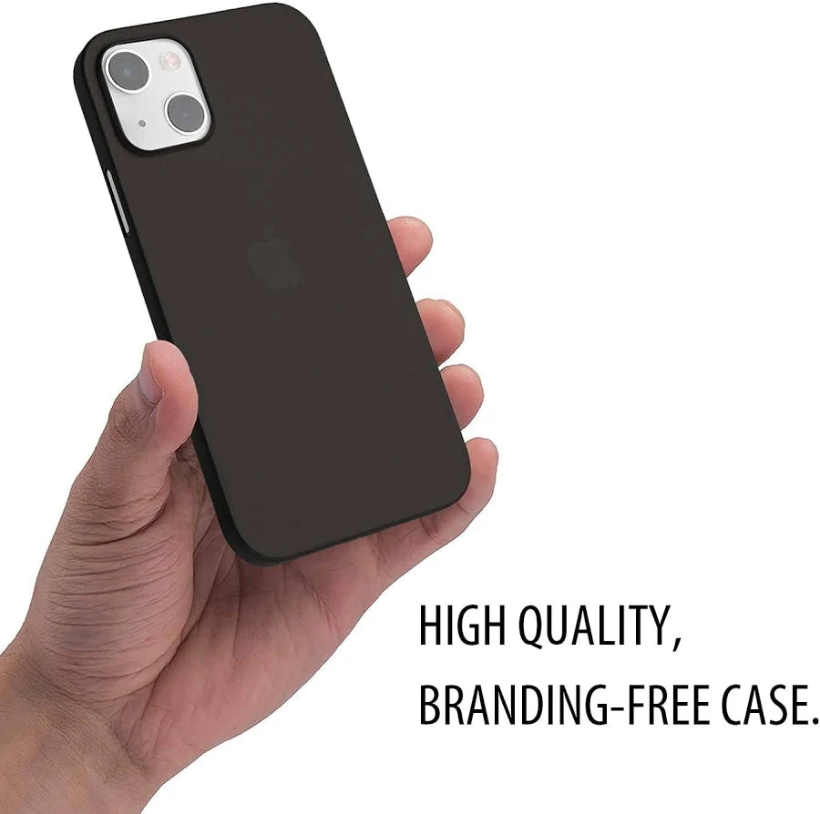 Matte Black Slim Case for iPhone 14